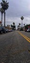 Abandoned street in Huntington Beach