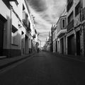 Abandoned street of Malgrat del Mar