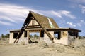 Abandoned structure in the Mojave desert