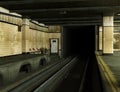 Abandoned Subway Station 3D Render