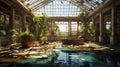 Enchanting Abandoned Tropical House A Photorealistic Fantasy Of Poolcore And Neoclassical Beauty