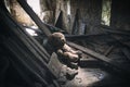 Abandoned teddy bear