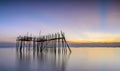 Abandoned timber jetty or Langgai