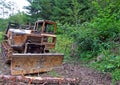 Abandoned tractor