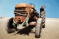 Abandoned tractor