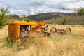 Abandoned tractor