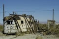 Abandoned trailer home in Salton City, CA