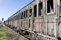 Abandoned train carriage