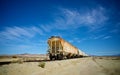 Abandoned Train Cars Royalty Free Stock Photo