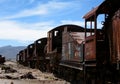 Abandoned Train Cars Royalty Free Stock Photo