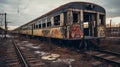 Abandoned Train With Graffiti: A Midwest Gothic Tale Of Working-class Empathy