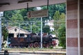 Abandoned Train ready for restoration in the station in Padua Italy Royalty Free Stock Photo