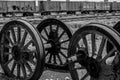 Haj Railway, Jordan, abandoned trains