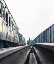 Abandoned trains and old iron Royalty Free Stock Photo