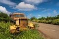 Abandoned truck by old sugar mill at Koloa Kauai