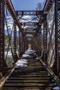 Abandoned Truss Railroad Bridge - New York