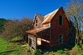 Abandoned two storey house now derelict Royalty Free Stock Photo