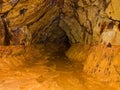 Abandoned underground mining Royalty Free Stock Photo