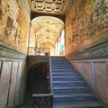 Abandoned Villa Becker in Turin city, Italy. Art, architecture and splendour Royalty Free Stock Photo