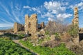 Abandoned village of Occi near Lumio in Corsica Royalty Free Stock Photo