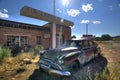 Abandoned Vintage Car in desert, Utah