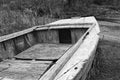 Abandoned vintage wood boat at the Saugus Iron Works - 2