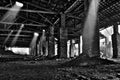 Abandoned warehouse Royalty Free Stock Photo