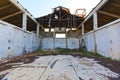 Abandoned warehouse building Royalty Free Stock Photo