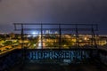 Abandoned Warner & Swasey - Cleveland, Ohio Skyline Royalty Free Stock Photo