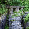 Abandoned water sluice