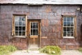 Abandoned wood buildings in Old West ghost town Bodie, California Royalty Free Stock Photo