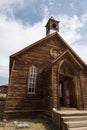 Abandoned buildings in Old West ghost town Bodie, California Royalty Free Stock Photo