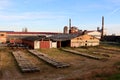 Abandoned wood furniture factory building