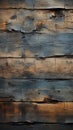 Abandoned wood surface, juxtaposed with gritty concrete wall texture in artistic harmony Royalty Free Stock Photo