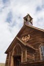 Abandoned wooden buildings in Old West ghost town Bodie, California Royalty Free Stock Photo