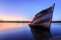 Abandoned wooden Ship Royalty Free Stock Photo