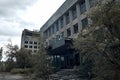 Abandoned woodland hotel in Pripyat, Chernobyl, Ukraine