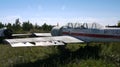 Abandoned Yak-52.Training for flight cadets.