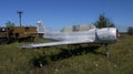 Abandoned Yak-52.Training for flight cadets.