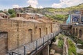 Abanotubani, ancient district of Tbilisi, Georgia, known for its sulfuric baths Royalty Free Stock Photo