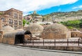 Abanotubani is the ancient district of Tbilisi Royalty Free Stock Photo