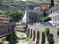 Abanotubani - ancient district of Tbilisi, Georgia, known for its sulfuric baths. TBILISI, GEORGIA - June 2019 Royalty Free Stock Photo