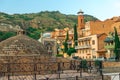 Abanotubani - Hot Sulfur Baths district in old Tbilisi Royalty Free Stock Photo