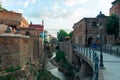 Abanotubani - Hot Sulfur Baths district in old Tbilisi Royalty Free Stock Photo