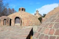 Abanotubani - Hot Sulfur Baths district in old Tbilisi. Royalty Free Stock Photo