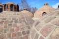 Abanotubani - Hot Sulfur Baths district in old Tbilisi. Royalty Free Stock Photo