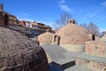 Abanotubani - Hot Sulfur Baths district in old Tbilisi. Royalty Free Stock Photo