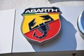 ABARTH emblem, sign, logo, Italian sports cars Royalty Free Stock Photo