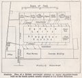 Vintage plan of a British abattoir