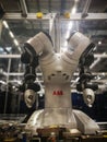 The ABB compact industrial flexible robotic arms